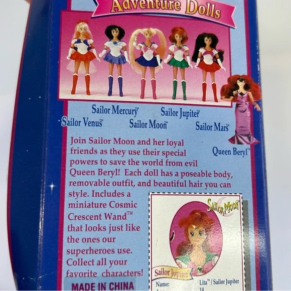 🆕 1995 Sailor Moon Jupiter 6” Adventure Doll
